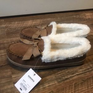 NWT Sonoma Moccasins